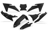 Komplet plastików KTM SX/SXF(SX-F) 125/250/300/350/450F 2023 kolor CZARNY