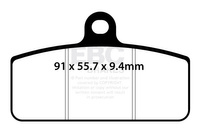 Klocki hamulcowe EBC SXR756HH Side By Side Race Formula (kpl. na 1 tarcze)