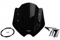 Szyba motocyklowa MRA SUZUKI SFV650 GLADIUS, WVCX, 2009-2015, forma NR, czarna