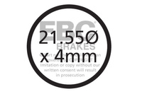 CFA339HH - Klocki hamulcowe rowerowe (spiekane) EBC Brakes