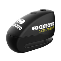 Blokada tarczy hamulcowej z alarmem OXFORD SCREAMER kolor czarny