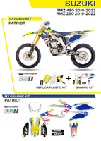UFO Komplet plastików plus komplet naklejek (oklein) SUZUKI RMZ 250 '19-'22
