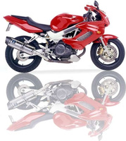 Tłumik IXIL HONDA VTR 1000 F 97-05 (SC36), typ SOVE (waga 3000 g, długość 423 mm, materiał Inox AISI