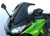 Szyba motocyklowa MRA KAWASAKI Z 1000 SX, ZXT00G/ZXT00L/ZXT00M, 2011-2016, forma OM, czarna