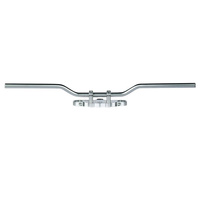 TRW LUCAS KIEROWNICA STALOWA 25,4MM SPEEDFIGHTER KOLOR ALUMINIUM ( Z PRZETŁOCZENIAMI NA KABLE ) (PROMOCJA)