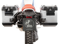 Wycięcie na bagażnik boczny z kuframi bocznymi Xplorer w kolorze srebrnym do BMW R 12 G/S (2025-)