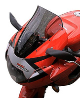 Szyba motocyklowa MRA APRILIA RSV MILLE R, RP, 2001-2003, forma T, przyciemniana