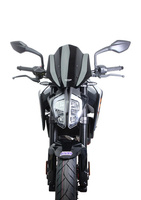Szyba motocyklowa MRA KTM DUKE 790 2018-2023, forma NRM, czarna