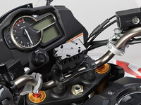Mocowanie GPS na kierownicę SW-MOTECH SUZUKI V-STROM 650 (17-)/1000 (14-16) black - GPS.05.646.10300/B