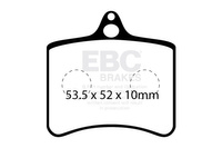 EBC Klocki kartingowe FA563S (1 kpl. na tarczę)