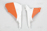 UFO OSŁONY FILTRA POWIETRZA KTM SX '13-'16, SXF '13-'15 KOLOR OEM '15 (POMARAŃCZOWY/BIAŁY)