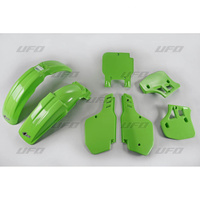 UFO komplet plastików KAWASAKI KX 500 '89-'92 kolor OEM '91 (ZIELONY) (KA189E999A)