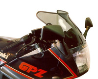 Szyba motocyklowa MRA KAWASAKI GPZ 600 R, ZX600A..., -, forma S, czarna