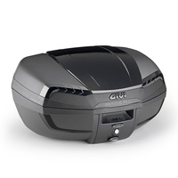 GIVI KUFER CENTRALNY E46 RIVIERA MONOLOCK BLACK EDYTION (46LT) (ZAWIERA PLASTIKOWĄ PŁYTĘ)