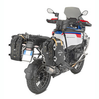 GIVI Sakwy boczne CANYON GRT727 z wciętą prawą stroną na tłumik - Komplet