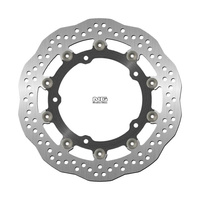 NG TARCZA HAMULCOWA PRZÓD KAWASAKI Z 650 '17-'22, Z 900 '16-'20 (300X142,2X5,0MM) (5X10,5MM) PŁYWAJĄCA WAVE (ŚRODEK ALUMINIOWY) - ZASTĘPUJE NG1623X