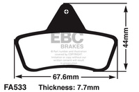 EBC Klocki kartingowe FA533 (1 kpl. na tarczę)