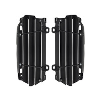 POLISPORT OSŁONY CHŁODNICY (KRATKI - KOMPLET) KTM SX/SXF/XC/XC-F '23-'24; EXC/EXC-F/XC/XCF-W '24; HUSQVARNA TE/FE '24; GAS GAS MC/MC-F/EC/EC-F/EW-F/EX/EX-F '24 KOLOR CZARNY