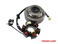 STOJAN ALTERNATORA Z KOŁEM MAGNESOWYM YX110 APOLLO RXF JUNIOR
