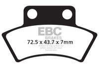 Klocki hamulcowe EBC FA232R (kpl. na 1 tarcze) (odpowiednik PROX 37.204402)