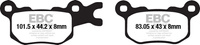 Klocki hamulcowe EBC FA684TT (kpl. na 1 tarcze)