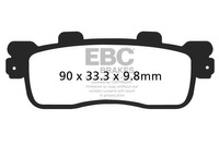Klocki hamulcowe EBC SFA498 skuterowe (kpl. na 1 tarcze)