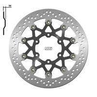 NG TARCZA HAMULCOWA PRZÓD KTM 390 ADVENTURE ABS '20, DUKE / ABS '17-20, RC / ABS 17-20, 125 DUKE / ABS '17-20 (320X90X5,0MM) (6X10,5MM) PŁYWAJĄCA (ŚRODEK ALUMINIOWY)