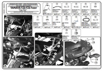 KAPPA STELAŻ KUFRÓW BOCZNYCH MONOKEY SIDE YAMAHA FZ6 / FAZER (04-06) - KLX351