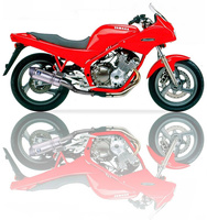 Tłumik IXIL YAMAHA XJ 600 N DIVERSION (RJ01), typ SOVE (waga 3000 g, długość 423 mm, materiał Inox A