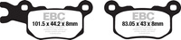 Klocki hamulcowe EBC FA685R (kpl. na 1 tarcze)