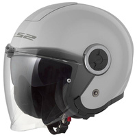 LS2 Kask motocyklowy OF620 CLASSY SOLID PEARL GREY-06 3XL