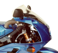 Szyba motocyklowa MRA KAWASAKI ZXR 400 L, ZX400L, 1991-, forma S, czarna