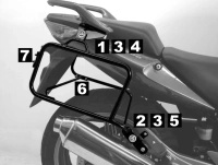 Hepco&Becker Honda CBF 600 S/N (2008-2013) side case carrier Lock it - 650953 00 01