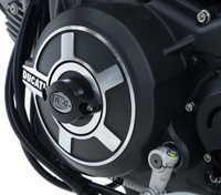 Slidery Silnika Rg Racing Ducati Scrambler, Lewa Strona, Brushed Aluminium