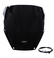Szyba motocyklowa MRA KAWASAKI ZX 6 R, ZX600G, 1998-1999, forma R, czarna