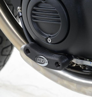 Slidery Silnika Rg Racing Triumph Thruxton 1200/1200R/Street Twin/T120 Bonneville, Lewa Strona Black