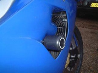 Crashpady Classic Rg Racing Aprilia Rsv Mille 98- 00 Top Fairing Black