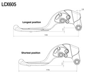 Rizoma adjustable Plus Clutch levers
