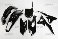 UFO KOMPLET PLASTIKÓW YAMAHA YZF 250 '14-'18, YZF 450 '14-'17 KOLOR CZARNY (YA318E001)