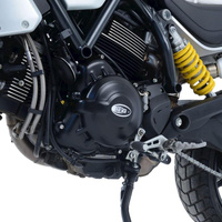 Zestaw Osłon Silnika Rg Racing Ducati Scrambler 1100 18- (2 Części) Do Sprzęgła Mechanicznego Black