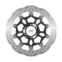 NG TARCZA HAMULCOWA PRZÓD APRILIA DROSODURO/SHIVER 900 '17-20, DUCATI ST4 '03, MOTO GUZZI V7 '17-20 (320X64X5MM) (6X8,5MM) WAVE PŁYWAJĄCA (ŚRODEK ALUMINIOWY)