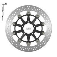 NG TARCZA HAMULCOWA PRZÓD DUCATI 848 '08-13, PANIGALE 959 '18-19, S4R 996 '07-09 (320X72X5MM) (5X8,5MM) PŁYWAJĄCA (ŚRODEK ALUMINIOWY)