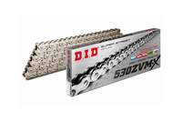 DID ŁAŃCUCH NAPĘDOWY  DID530ZVMXS&S-114/DID530ZVMX2S&S-114 (SREBRNY)