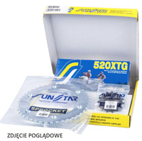 SUNSTAR NAPĘD DO YAMAHA XT 660R 04-12/ XTZ 660 TENERE 08-12 PLUS ZŁOTY (15/45/110) (DO 750CC) (SUN38715/SUN1-3541-45/SS520XTG-110G)