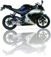 Tłumik IXIL YAMAHA YZF 125 R 08-13 (RE06), typ SOVE (waga 3000 g, długość 423 mm, materiał Inox AISI