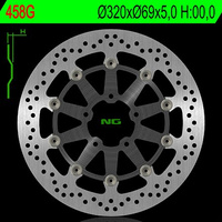 NG TARCZA HAMULCOWA PRZÓD SUZUKI GSXR600/750 '97-'03, GSXR1000 '00-'04, TL1000, GSXR1300 HAYABUSA '99-07, GSX 1400 02-07 (320X69X5) (ŚRODEK ALUMINIOWY) PŁYWAJĄCA