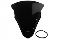 Szyba motocyklowa MRA KAWASAKI ER 6 F, EX650E, 2012-, forma T, czarna