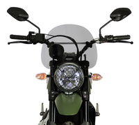 Szyba motocyklowa MRA DUCATI SCRAMBLER 800, K1, -2018, forma NT, bezbarwna