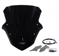 Szyba motocyklowa MRA DUCATI HYPERSTRADA 821 / 939, B2, 2013-, forma R, czarna