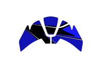 OSŁONA PÓŁKI KIEROWNICY RADIKAL PUIG DO SUZUKI GSX-S1000 2022 NIEBIESKI